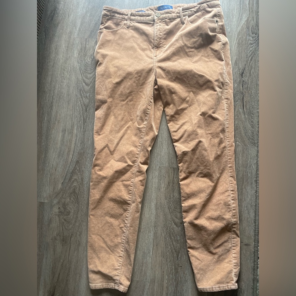 Talbots Women’s Corduroy Pants Size 25 (2) Brown